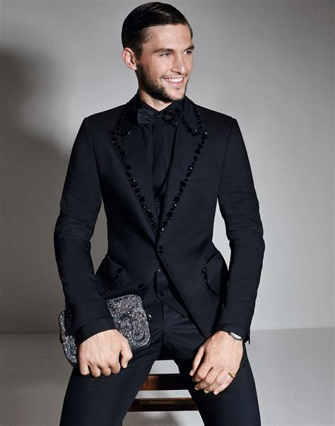 dolce gabbana mens dinner suit jackets|dolce and gabbana blazer men's.